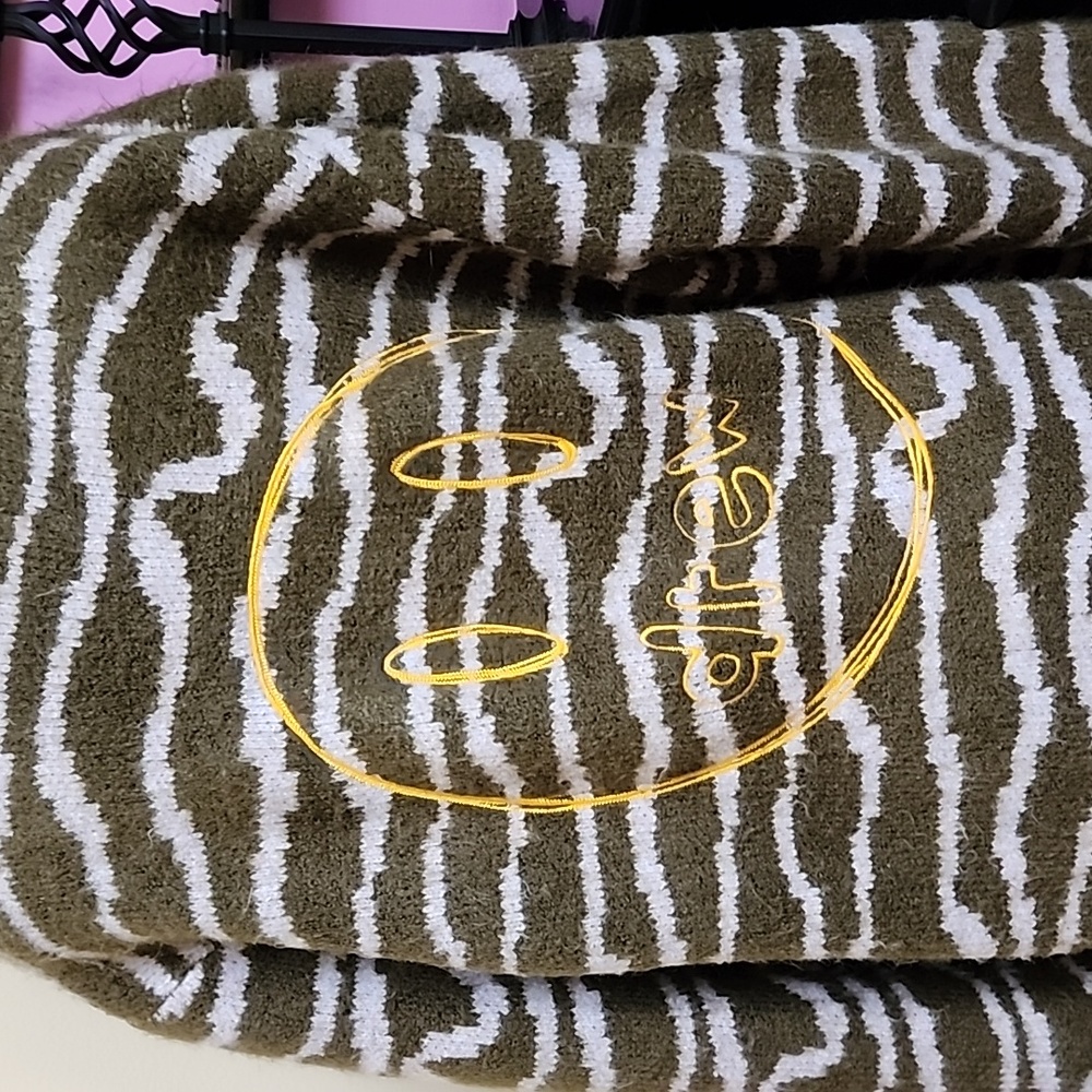 Drew House Justin Bieber Sketch Mascot Squiggle Cardigan - SZ XXL - Picture 5 of 8
